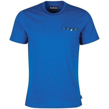 Kleidung Herren T-Shirts & Poloshirts Barbour Tayside T-Shirt - Monaco Blue Blau