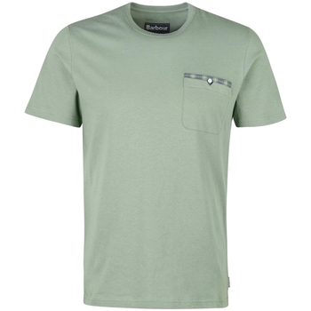 Kleidung Herren T-Shirts & Poloshirts Barbour Tayside T-Shirt - Agave Green Grün