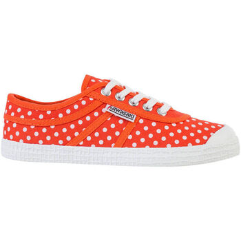 Schuhe Damen Sneaker Kawasaki Polka Canvas Shoe K202421 5030 Cherry Tomato Rot