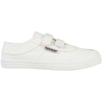 Schuhe Kinder Sneaker Kawasaki Original Kids Shoe W/velcro K202432 1002S White Solid Weiss