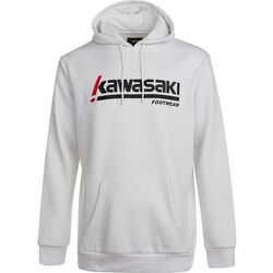 Kleidung Herren Pullover Kawasaki Killa Unisex Hooded Sweatshirt K202153 1002 White Weiss
