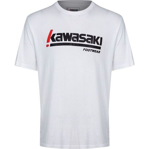Kleidung Herren T-Shirts & Poloshirts Kawasaki Kabunga Unisex S-S Tee K202152 1002 White Weiss