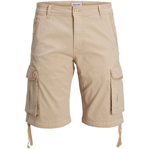 Kleidung Herren Shorts / Bermudas Jack & Jones 12205883 ZEUS-OXFORD TAN Beige