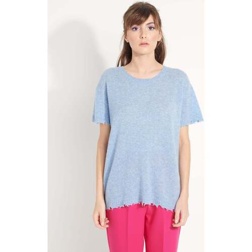 Kleidung Damen T-Shirts Studio Cashmere8 AVA 6 Blau