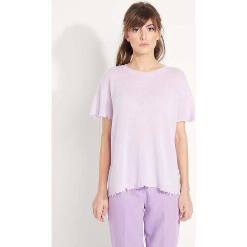 Kleidung Damen T-Shirts Studio Cashmere8 AVA 6 Violett