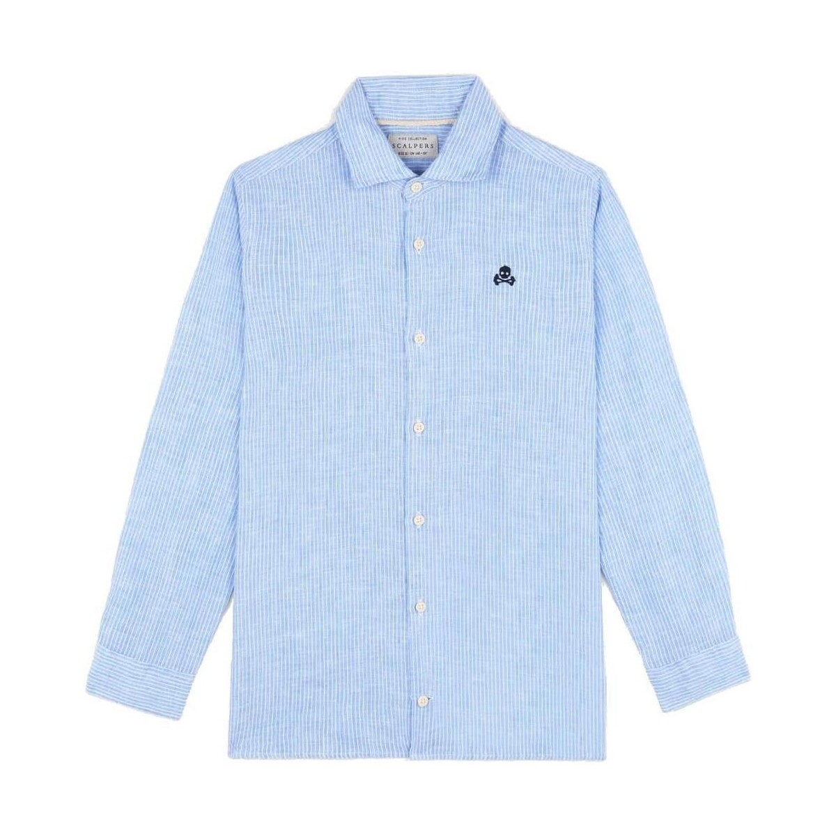 Kleidung Jungen Langärmelige Hemden Scalpers  Blau