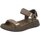 Schuhe Damen Wanderschuhe Woden Sandaletten WL926-295 LINE olive Braun