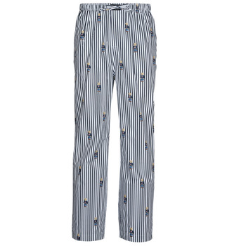 Kleidung Herren Pyjamas/ Nachthemden Polo Ralph Lauren PJ PANT SLEEP BOTTOM Blau / Weiss