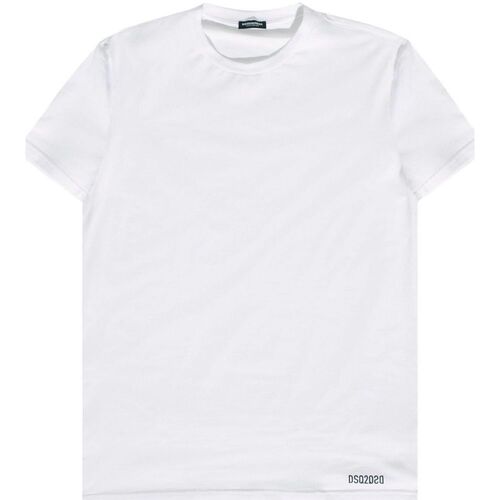 Kleidung Herren T-Shirts & Poloshirts Dsquared  Weiss