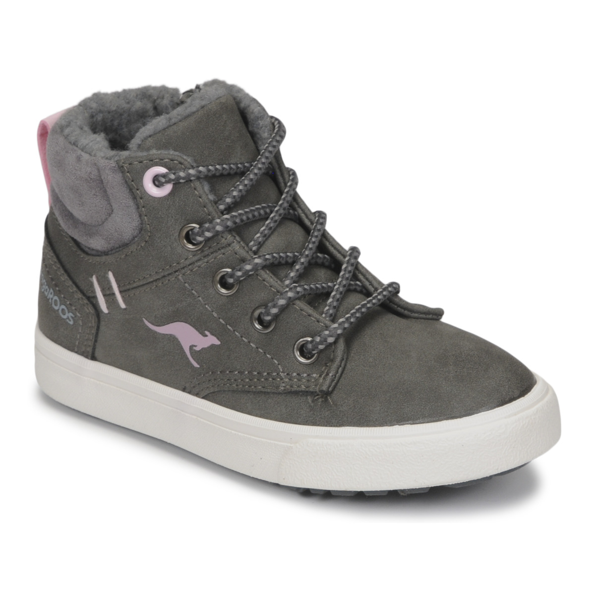 Schuhe Mädchen Sneaker High Kangaroos Kavu X Grau / Rosa