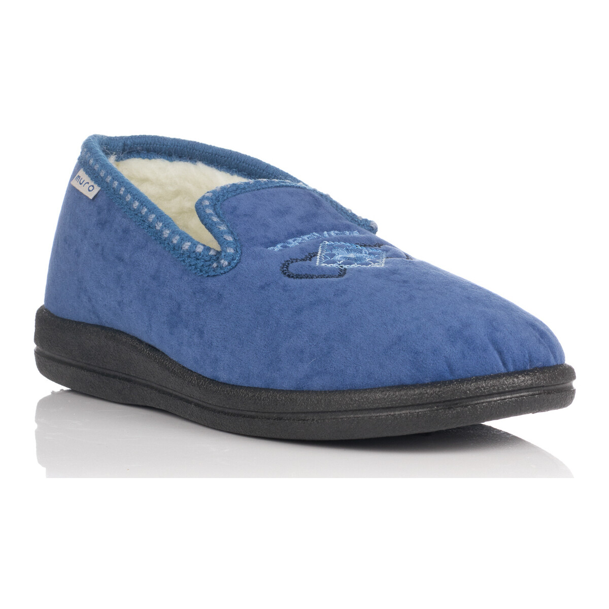 Schuhe Damen Hausschuhe Muro 6104 Blau