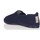 Schuhe Herren Leinen-Pantoletten mit gefloch Norteñas 900 Blau