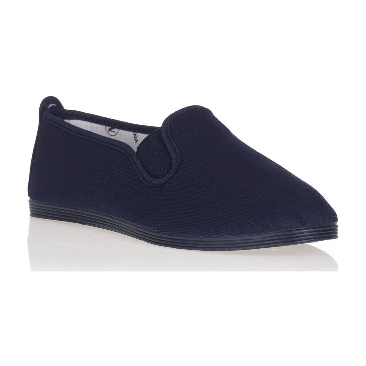 Schuhe Herren Leinen-Pantoletten mit gefloch Norteñas 900 Blau