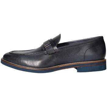 Schuhe Herren Slipper Arcuri 1317-2 Blau