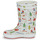 Schuhe Kinder Gummistiefel Aigle LOLLY POP FUR PRINT Weiss / Multicolor