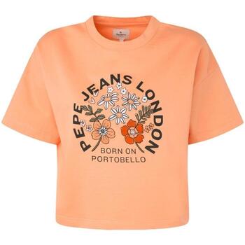 Kleidung Damen T-Shirts Pepe jeans  Orange