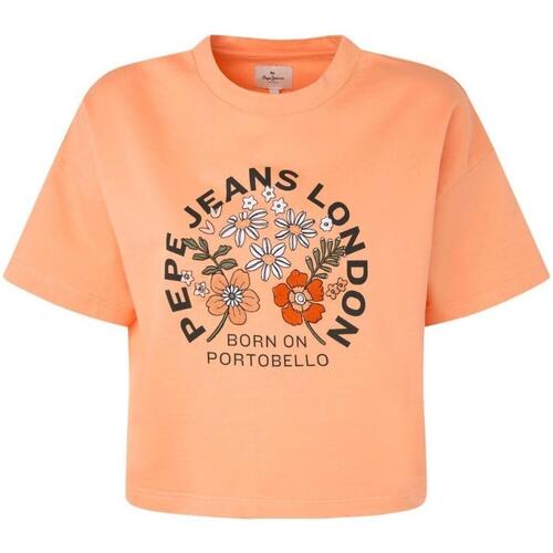 Kleidung Damen T-Shirts Pepe jeans  Orange