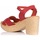 Schuhe Damen Pumps Janross 5061 Rot
