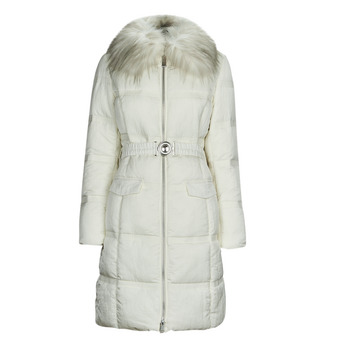 Guess MARISOL LONG BELTED JACKET Weiss