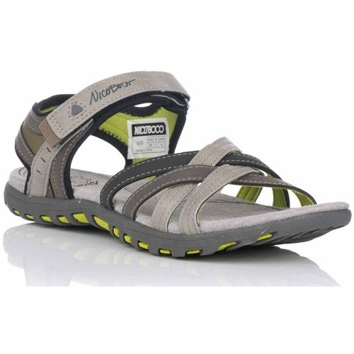 Schuhe Damen Sportliche Sandalen Nicoboco 36-151 Grau