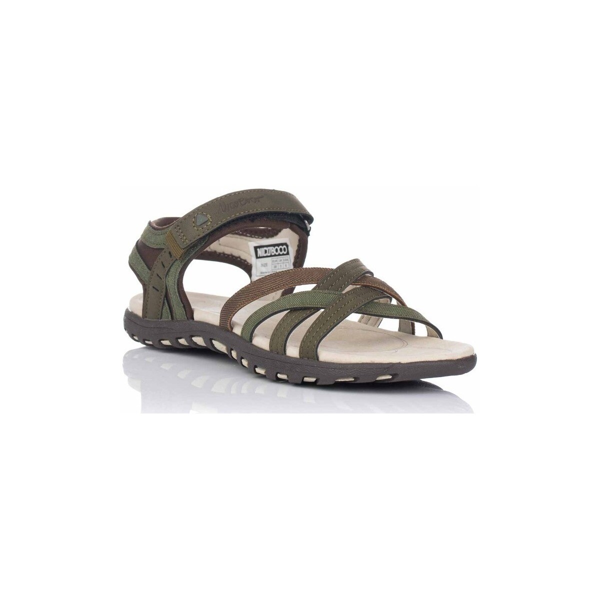 Schuhe Damen Sportliche Sandalen Nicoboco 36-151 Grün