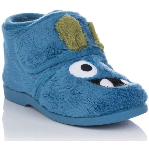 Schuhe Jungen Hausschuhe Vulladi 5116-123 Blau