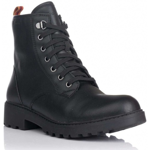 Schuhe Damen Boots Geox J267ZD C9999 Schwarz