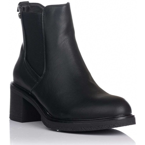 Schuhe Damen Low Boots Amarpies AHT22501 Schwarz