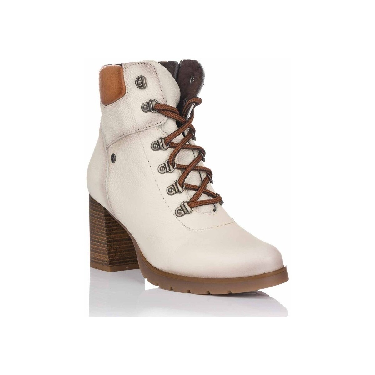 Schuhe Damen Low Boots Janross JR 8941 Weiss