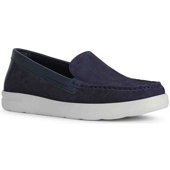 Schuhe Damen Slipper Geox D25SUB C4322 Blau