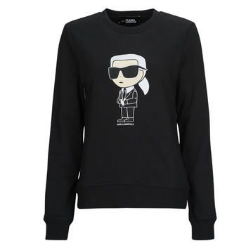 Kleidung Damen Sweatshirts Karl Lagerfeld IKONIK 2.0 KARL SWEATSHIRT Schwarz