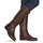 Schuhe Damen Klassische Stiefel Lauren Ralph Lauren JUSTINE-BOOTS-TALL BOOT Cognac