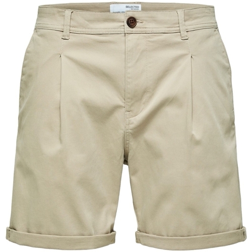 Kleidung Herren Shorts / Bermudas Selected Noos Comfort-Gabriel - Pure Cashmere Beige