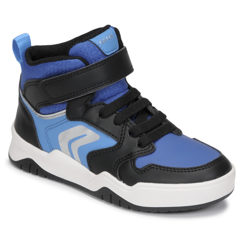 Schuhe Jungen Sneaker High Geox J PERTH BOY G Blau / Schwarz