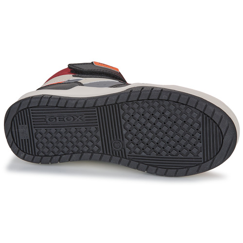 Geox J PERTH BOY F Schwarz / Grau / Orange