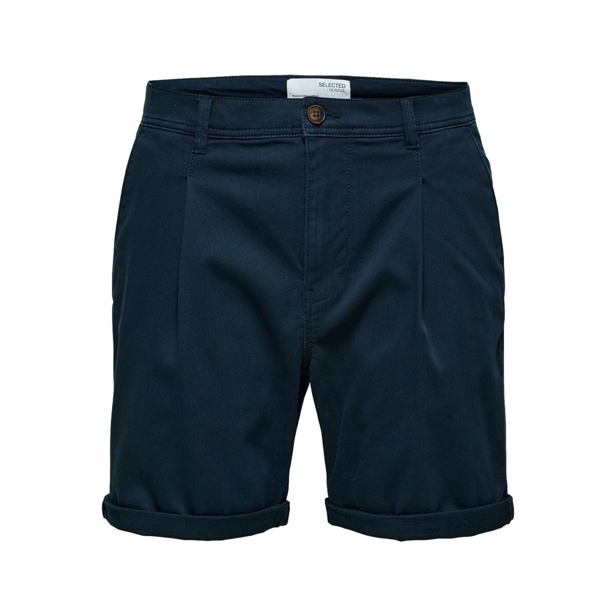 Kleidung Herren Shorts / Bermudas Selected Noos Comfort-Gabriel - Dark Sapphire Blau