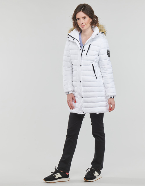 Superdry FUJI HOODED MID LENGTH PUFFER