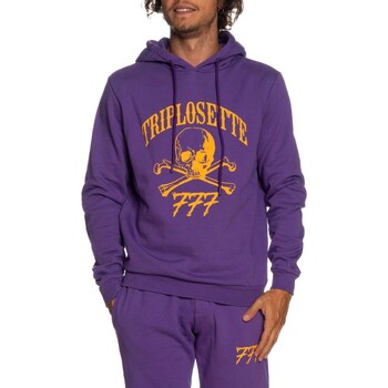 Kleidung Herren Sweatshirts Triplosette 777 TRSM445 Violett