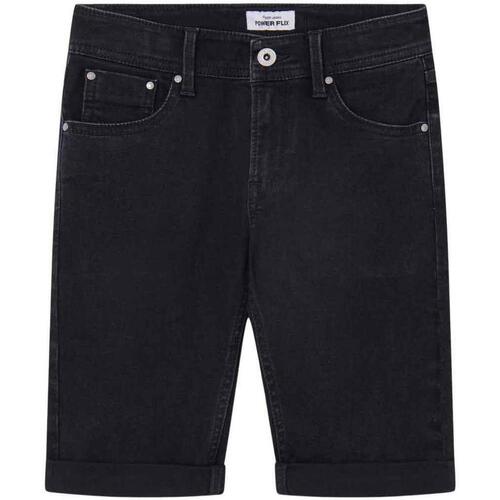 Kleidung Jungen Shorts / Bermudas Pepe jeans  Schwarz