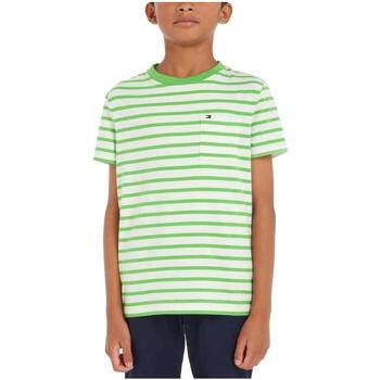 Kleidung Jungen T-Shirts Tommy Hilfiger  Grün