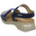 Schuhe Damen Sandalen / Sandaletten Mephisto Sandaletten FLORENTINA OPALE 26245/VELCALF PR. 12245 NAVY Blau