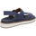 Schuhe Damen Sandalen / Sandaletten Mephisto Sandaletten BELONA VELCALF PREMIUM 12295 JEANS BLUE Blau