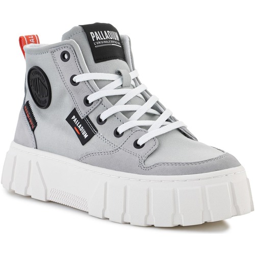Schuhe Damen Sneaker High Palladium Pallatower HI Acid Grey 98573-091-M Grau