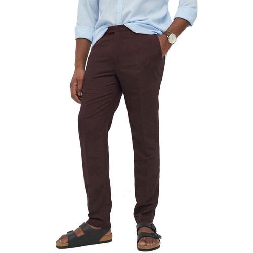 Kleidung Herren Hosen Liu Jo Linoyork Leinenmischhose Braun