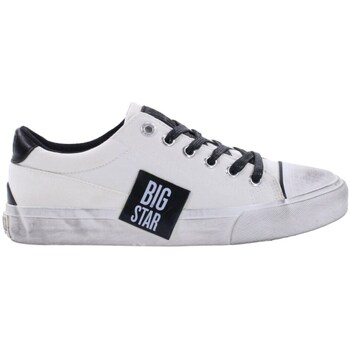 Schuhe Damen Sneaker Low Big Star JJ274350 Weiss