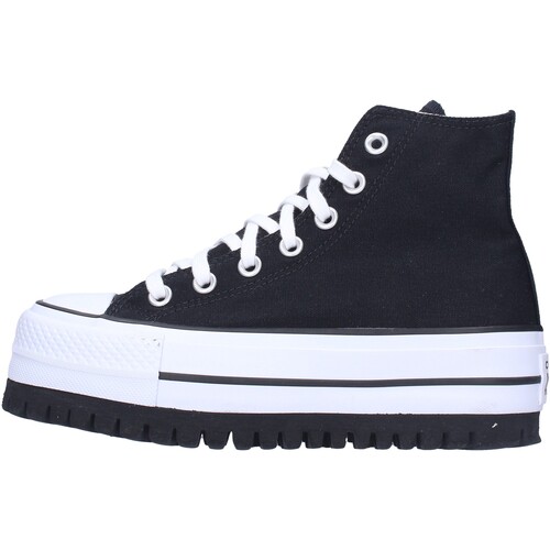 Schuhe Damen Sneaker Converse 573062C Schwarz