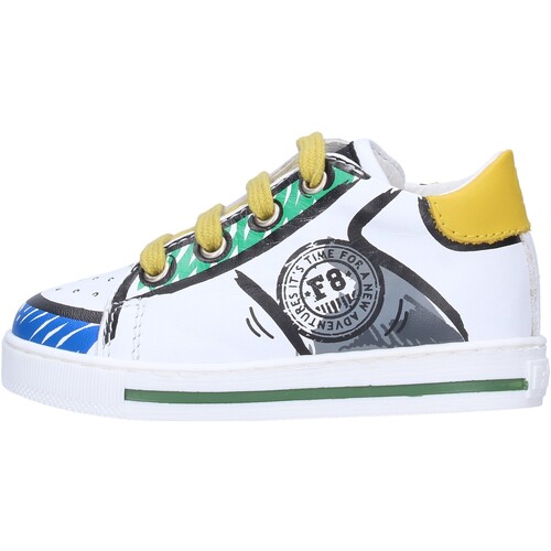Schuhe Kinder Sneaker Falcotto FLEURRI-01-1N17 Weiss