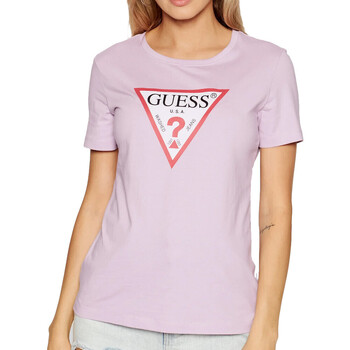 Kleidung Damen T-Shirts & Poloshirts Guess W1YI1B-I3Z11 Violett