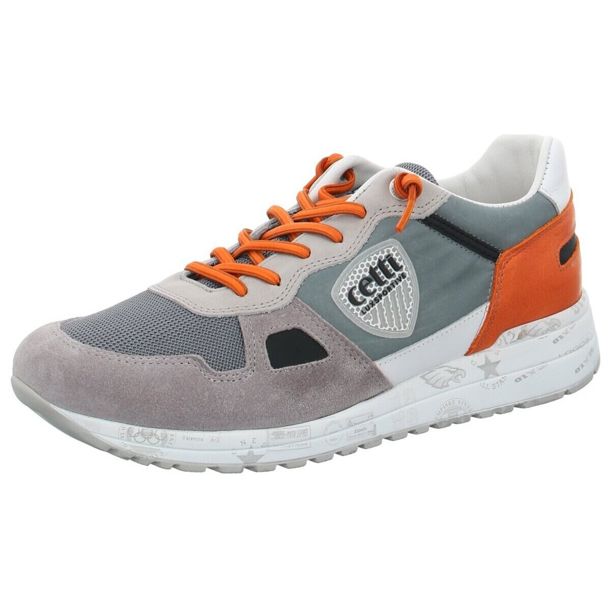 Schuhe Herren Sneaker Cetti Grey C1216 Grau