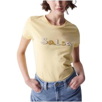 Kleidung Damen T-Shirts Salsa  Gelb